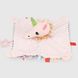 Погремушка "Единорог" 202209214 тактильное полотенце мягкое с прорезывателем и колокольчиком Розовый (2000990060266)