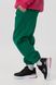 Спортивные штаны однотонные для девочки ANGELOS LX-274 140 см Зеленый (2000990147110W)