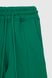 Спортивні штани однотонні для дівчинки ANGELOS LX-274 140 см Зелений (2000990147110W)