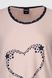 Нічна сорочка жіноча RUBINA 4885 M Пудровий (2000990450630A)