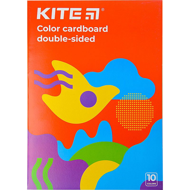 Магазин взуття Картон кольоровий А4/10 "Kite"10 кольор. двосторонній "Kite Fantasy" K22-255-2 (4063276131218)