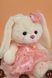 М'яка іграшка Принцеса кролик No name JRK129 P 35 см Рожевий (2000989301776)