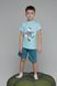 Пижама для мальчика Ponki 1556 10-11 Голубой (2000989512592A)