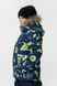 Комбінезон для хлопчика L-2385 куртка+штани на шлейках 128 см Темно-синій (2000989996026W)