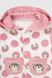 Костюм (боді+кофта+штани) для дівчинки Mini Papi 0396 68 см Пудровий (2000990483317D)