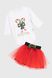 Костюм для девочки (боди+юбка) Baby Show 9808 74 см Красный (2000990127730W)(NY)
