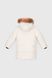Куртка для дiвчинок Feiying J-05 128 см Молочний (2000989629849W)