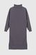 Платье однотонное женское 2342-K XL Серый (2000990117090D)