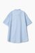 Рубашка классическая однотонная мужская Redpolo 3785 6XL Голубой (2000989848134S)