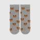 Шкарпетки для дівчинки V&T ШДК144-024 Ведмедики пухнасті 20-22 Сірий (2000990201676A)