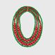 Ожерелье Пятерка Красно-зеленый (2000989840015A)