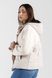 Куртка однотонна жіноча 5119 XL Молочний (2000990320346D)