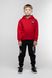 Спортивні штани з принтом для хлопчика Pitiki 228-13 146 см Чорний (2000990120526D)