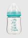 Стеклянная бутылочка для кормления BABOO 3-122 Синий (5057778031229)