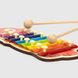 Игрушка-ксилофон деревянная "Динозаврик" MWZ-5084-2 Разноцветный (2002014658077)