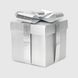 Коробка подарункова PY52641 25х25 см Срібний (2000990241580)