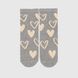 Носки для девочки V&T ШДК144-024 Сердечки 16-18 Серый (2000990201812A)