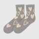 Носки для девочки V&T ШДК144-024 Сердечки 22-24 Серый (2000990201843A)