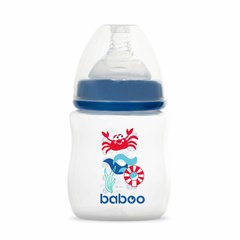 Магазин взуття Пляшечка для годування BABOO 3-115 Антиколікова, 150 мл, синя, Marine, 0+ міс