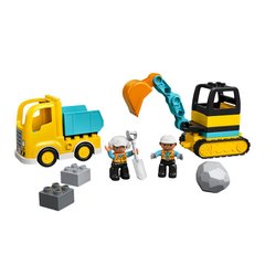 Магазин взуття Конструктор LEGO DUPLO Вантажівка і гусеничний екскаватор (10931)