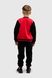 Спортивний костюм для хлопчика (кофта, штани) Lizi 591 116 см Червоний (2000989981039W)