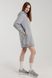 Платье однотонное женское LAWA WBC02334 XL Серый (2000990352835W)(LW)