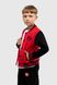 Спортивний костюм для хлопчика (кофта, штани) Lizi 591 140 см Червоний (2000989981084W)