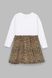 Сукня з принтом для дівчинки Atabey 50353.0 110 см Білий (2000990423863D)