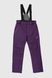 Штаны на шлейках для девочки A-30 140 см Фиолетовый (2000989626664W)