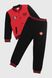 Спортивний костюм для хлопчика (кофта, штани) Lizi 591 140 см Червоний (2000989981084W)