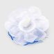Бант вишиванка Роза блакитна Білий (2000989951612A)