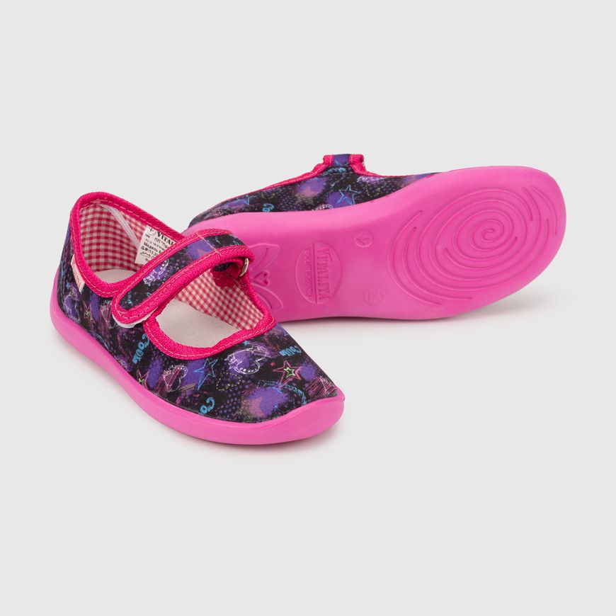 Магазин обуви Комнатные туфли для девочки 001 Сердце