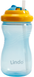 Бутылочка-непроливайка с соломинкой Lindo LI 127 16 х 7 х 7 см Голубой (2000989637042)