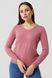 Пуловер однотонний жіночий 8816 L Марсаловий (2000990337450D)