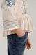 Сорочка з вишивкою для дівчинки Cuento 3035 116 см Бежевий (2000990264213A)