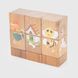 Набір дерев’яних кубиків на осі «Домашні тварини» 15204 Різнокольоровий (4600031152042)