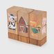 Набор деревянных кубиков на оси "Домашние животные" 15204 Разноцветный (4600031152042)