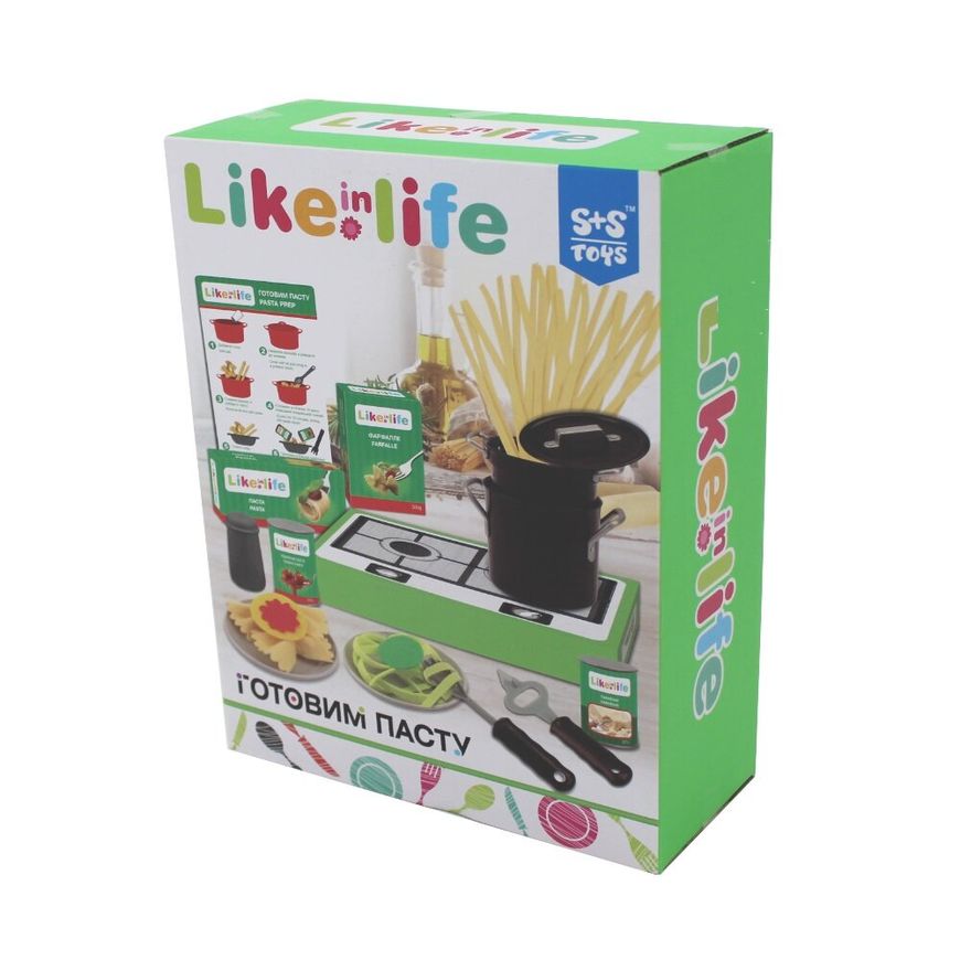 Магазин взуття Ігровий набір Like in life Кухня "Готуємо пасту" з аксесуарами (200152767)