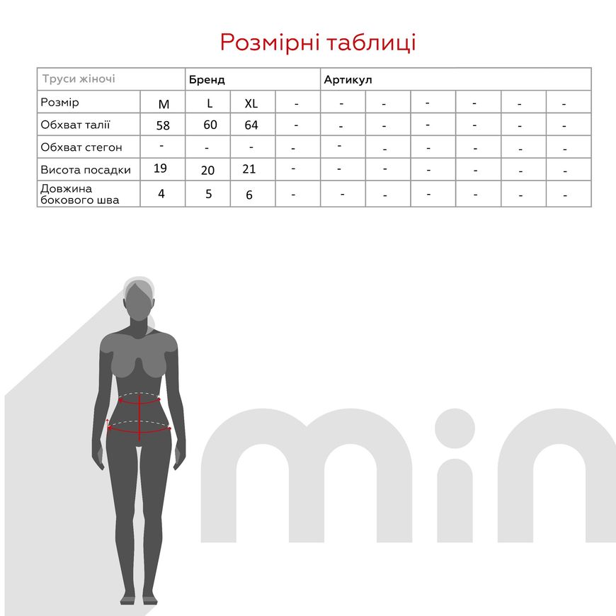 Магазин обуви Трусы женские 3376