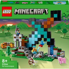 Магазин обуви Конструктор Lego Minecraft Форпост с мечом 21244