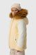 Куртка зимняя для девочки Feiying J-08 122 см Молочный (2000989629214W)