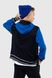 Спортивний костюм для хлопчика S&D XD023 кофта + штани 164 см Електрік (2000989958079D)