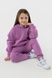Костюм для дiвчинки Atabey 50318 худі+штани 140 см Бузковий (2000990157898W)