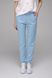 Спортивные штаны женские однотонные 2210 M Голубой (2000988977408)