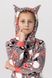 Пижама кигуруми для девочки Barwa 0230Котики 40 Бежевый (2000990206657A)