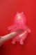 Антистресс мялка мишка с блестками 12 см C53876 Розовый (2000989483304)