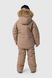 Комбинезон для мальчика Snowgenius H38-08 куртка + штаны на шлейках 116 см Бежевый (2000989630586W)