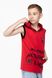 Майка з принтом для хлопчика MAGO 3032 176 см Темно-червоний (2000989827337S)