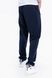 Спортивные брюки однотонные прямые мужские Tommy life 84954 M Синий (2000989670995D)