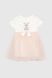 Сукня однотонна для дівчинки Baby Show 9409 86 см Пудровий (2000990473707S)